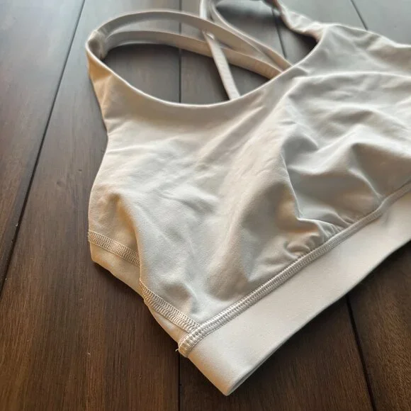 Lululemon EUC Energy Sports Bra White Size 12 - Picture 4 of 14